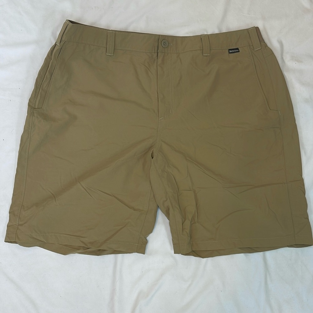 Mens SIMMs Guide Shorts, Light Brown, Sz 40